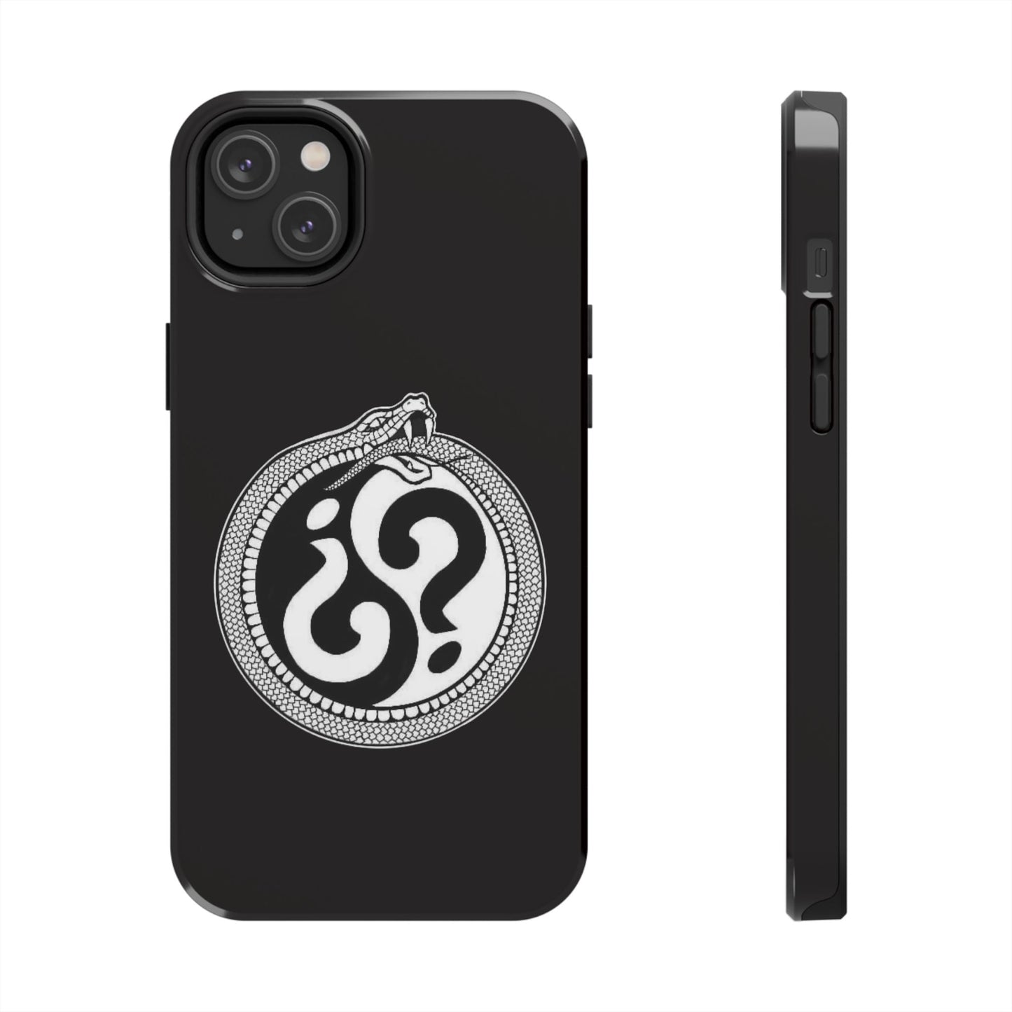 Circle Logo Iphone Case-Black