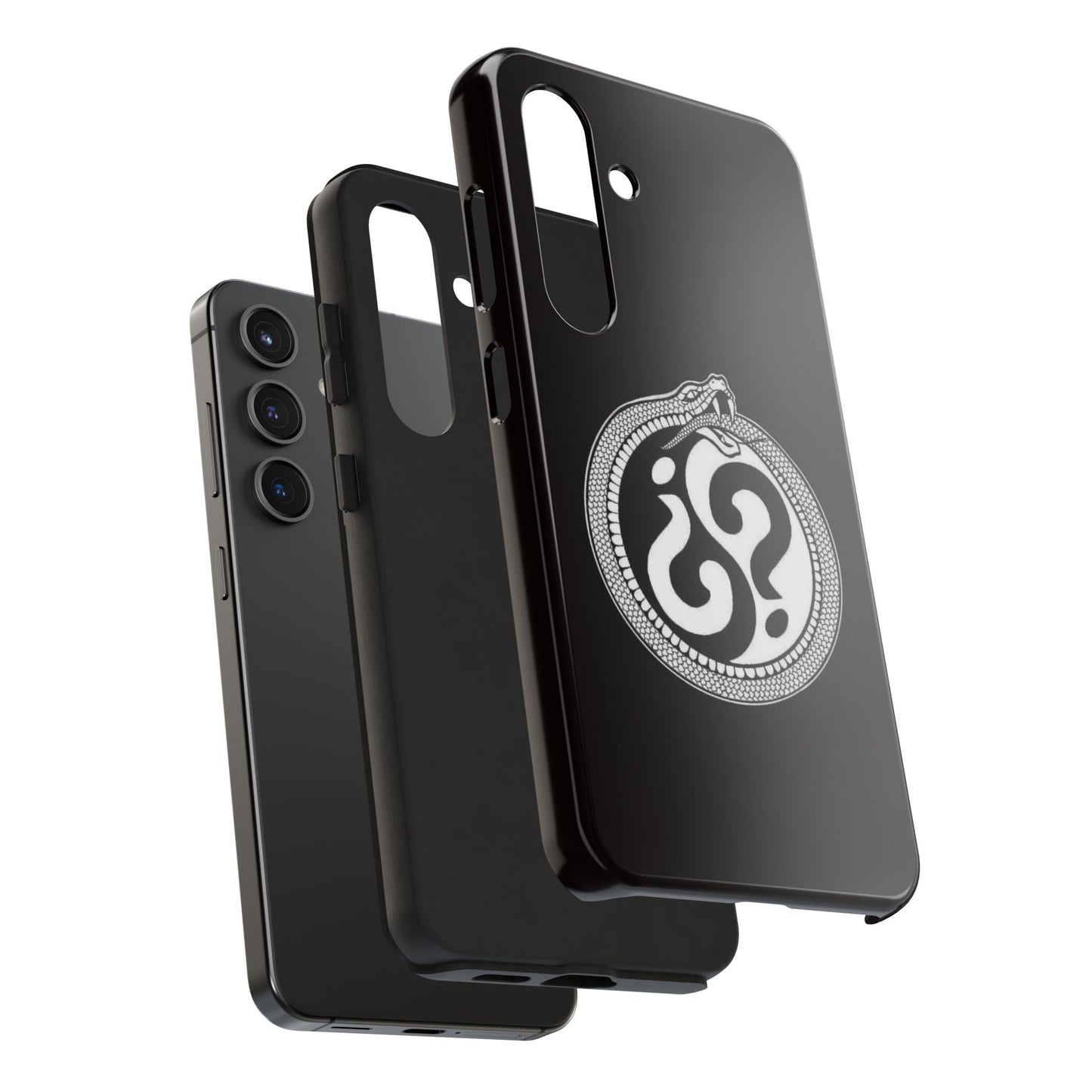 Circle Logo Iphone Case-Black