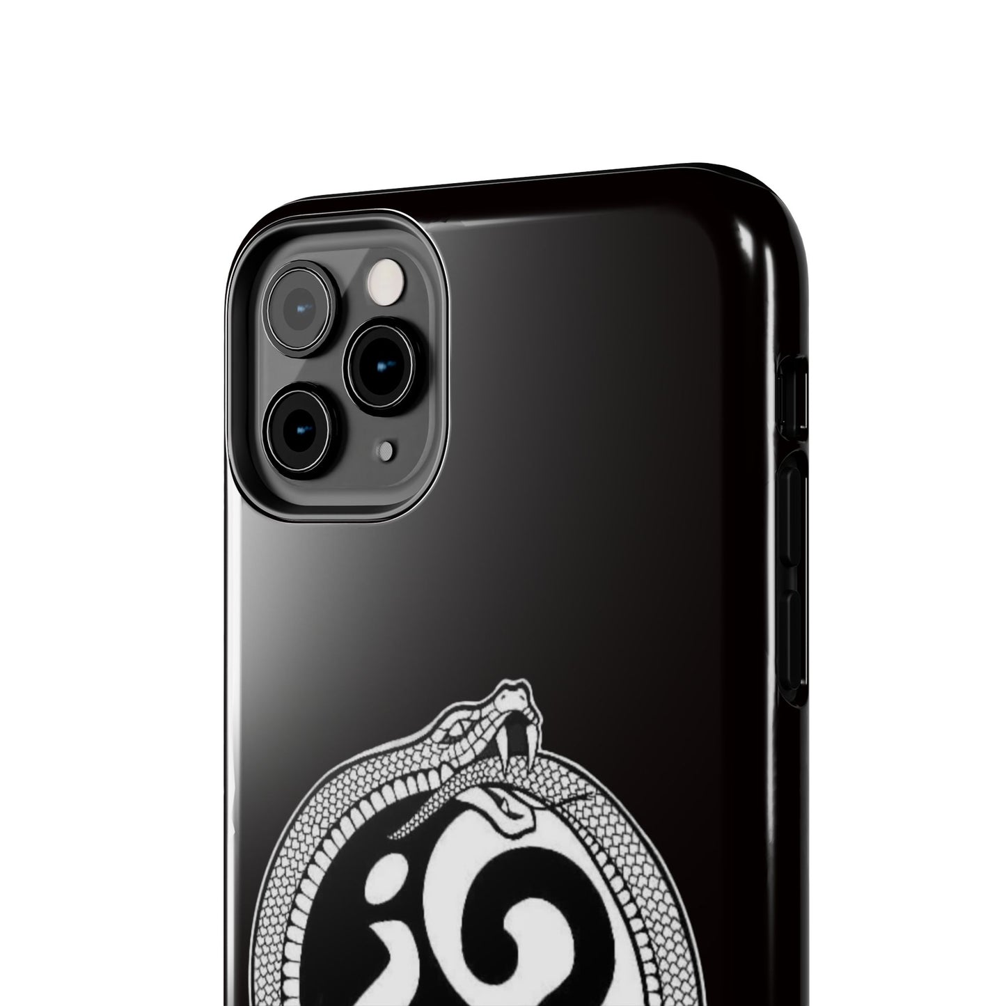 Circle Logo Iphone Case-Black