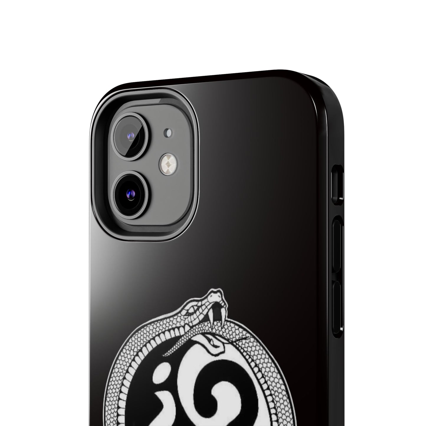 Circle Logo Iphone Case-Black