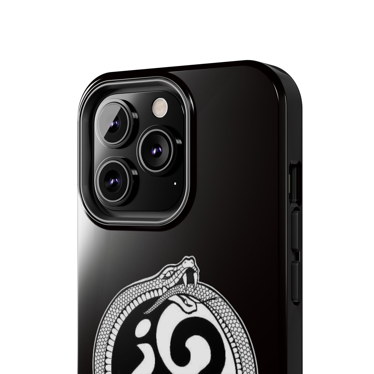 Circle Logo Iphone Case-Black