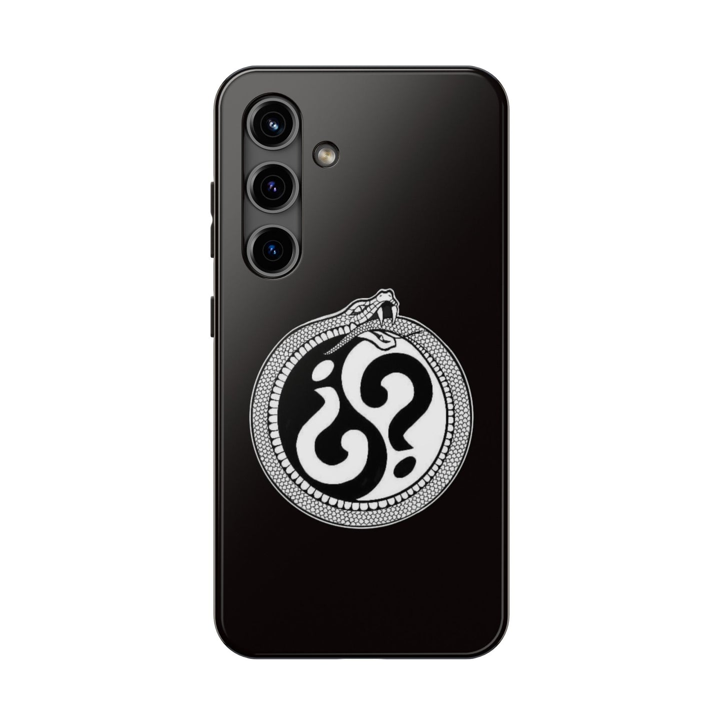 Circle Logo Iphone Case-Black