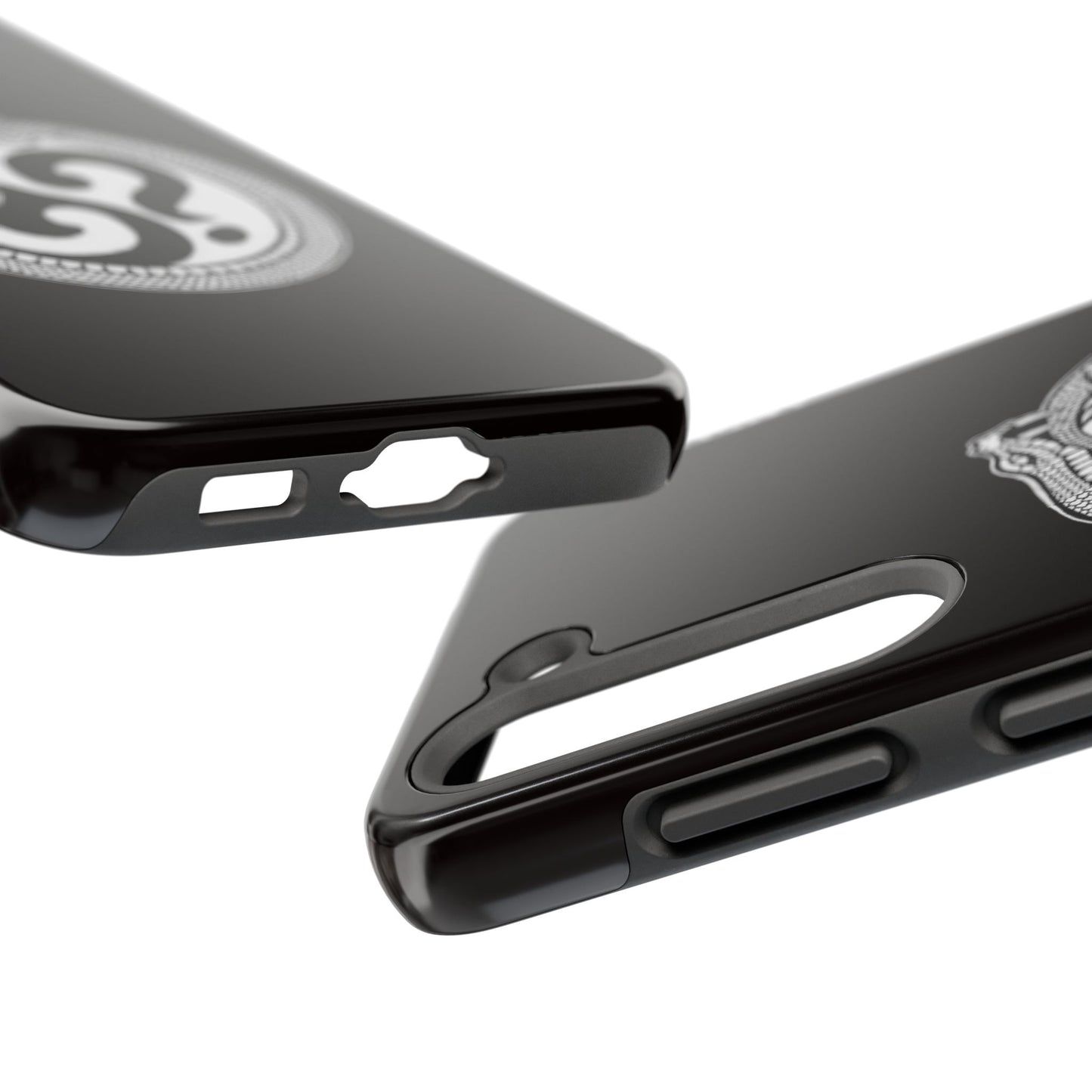 Circle Logo Iphone Case-Black