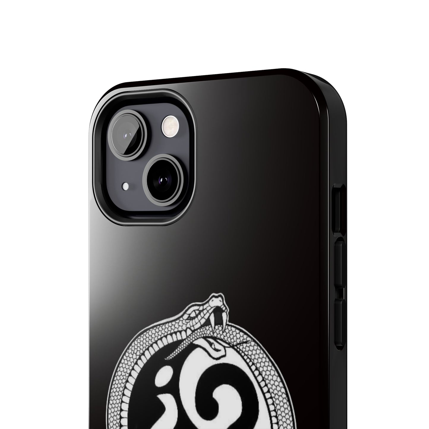 Circle Logo Iphone Case-Black