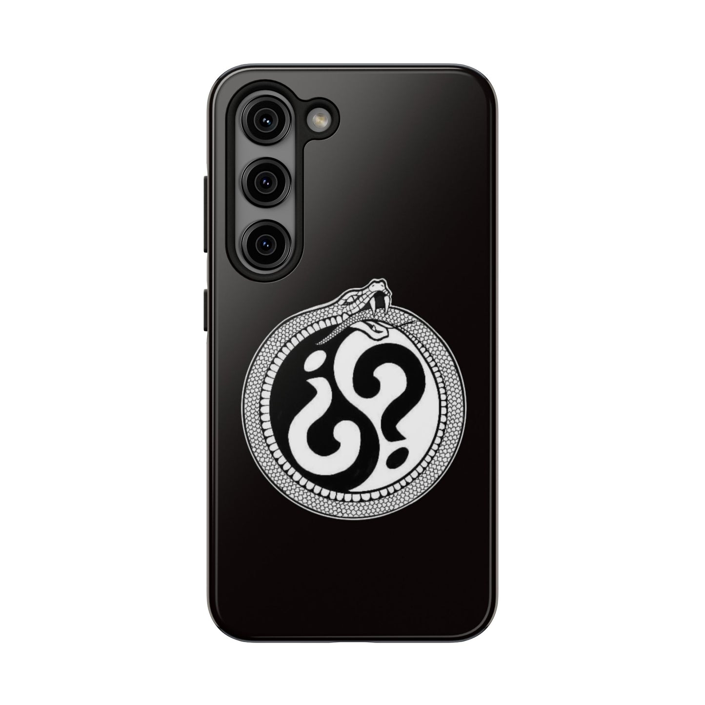 Circle Logo Iphone Case-Black