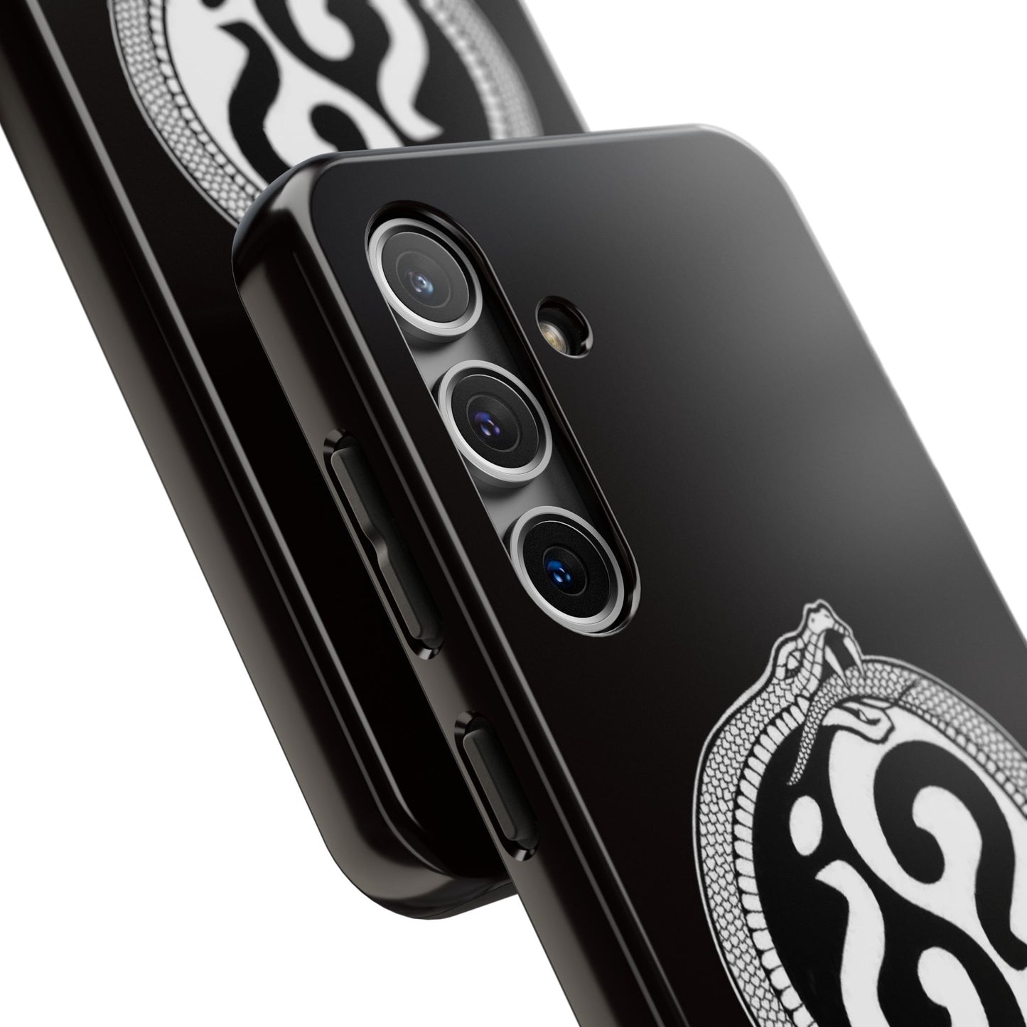 Circle Logo Iphone Case-Black