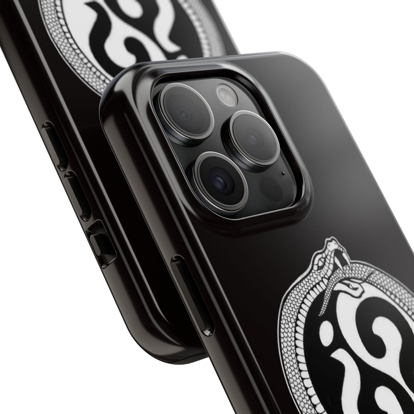 Circle Logo Iphone Case-Black
