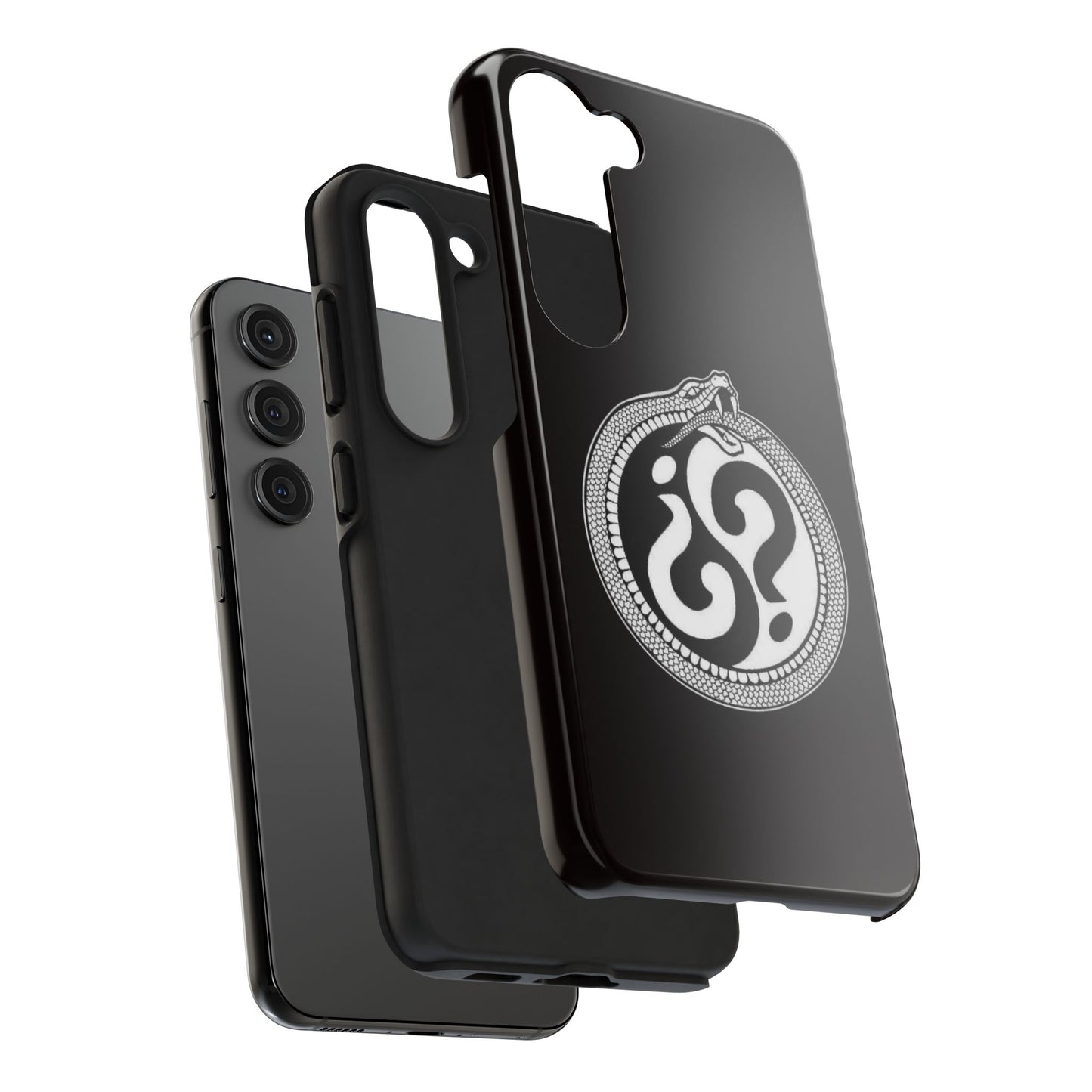 Circle Logo Iphone Case-Black