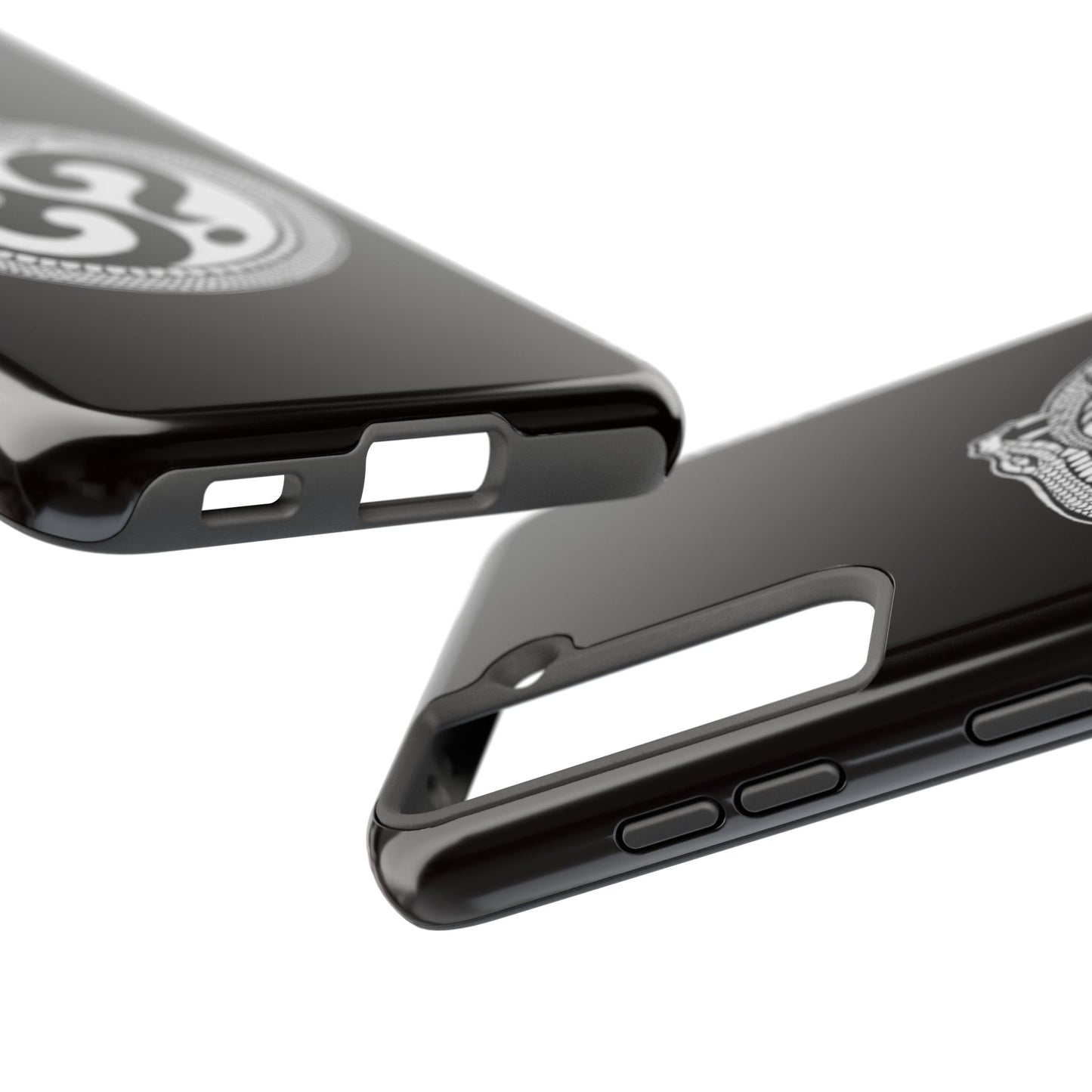 Circle Logo Iphone Case-Black