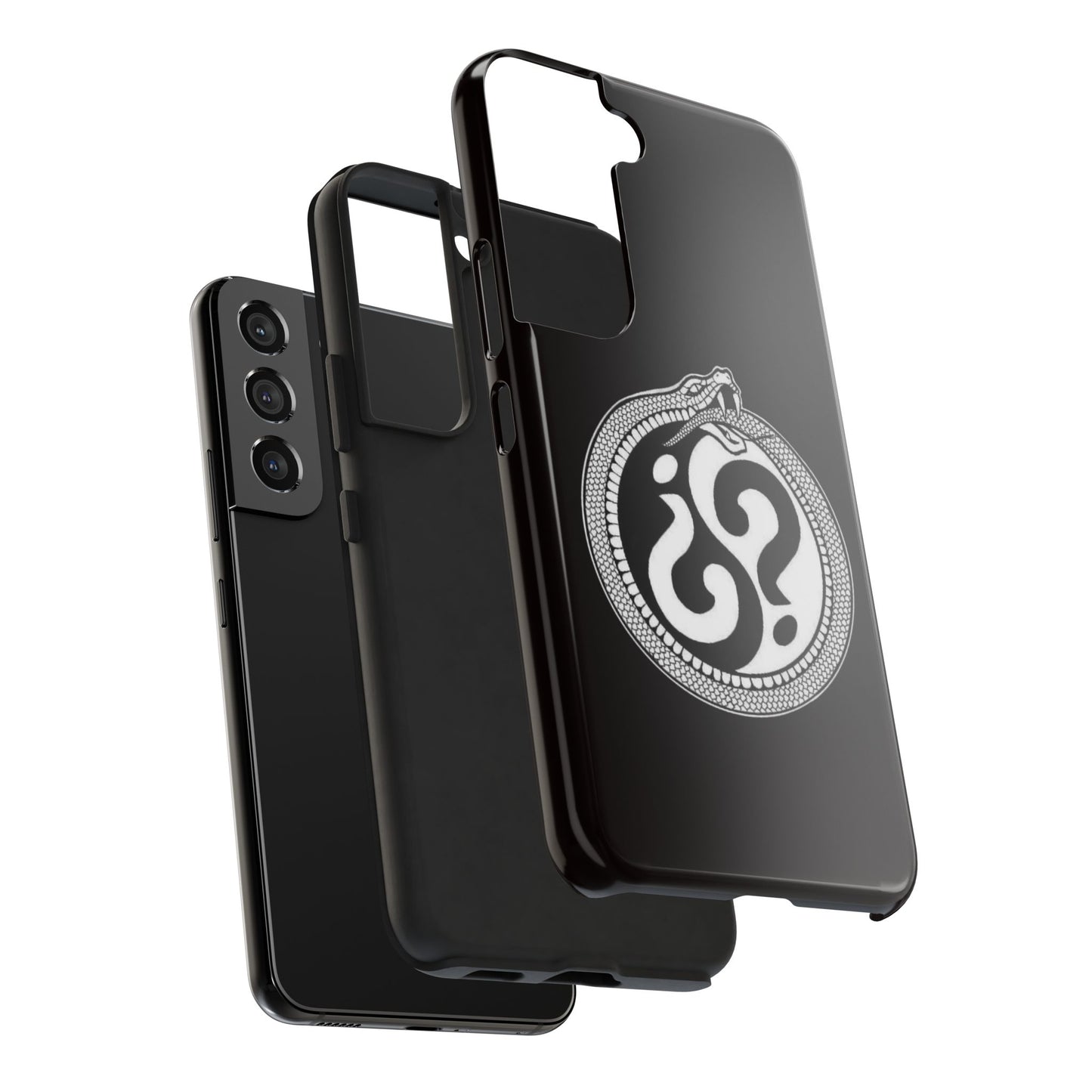 Circle Logo Iphone Case-Black