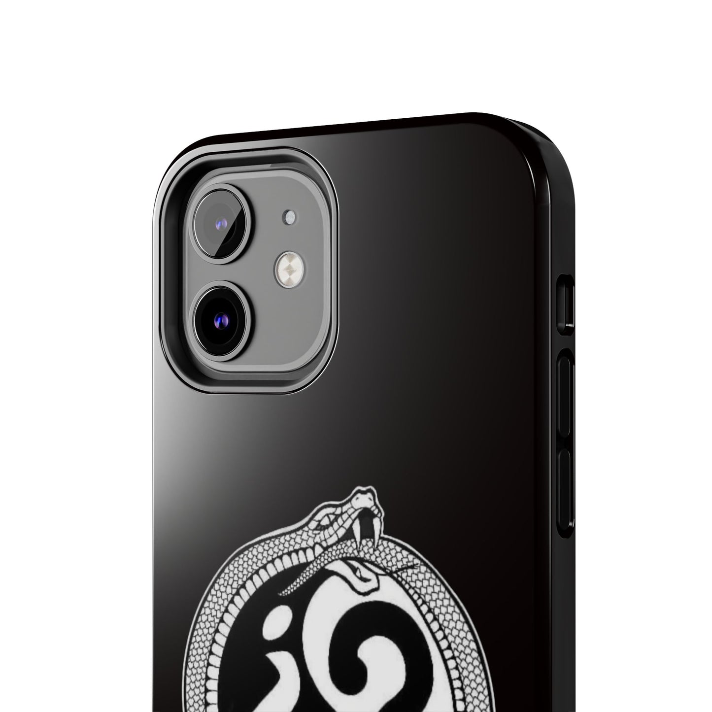 Circle Logo Iphone Case-Black