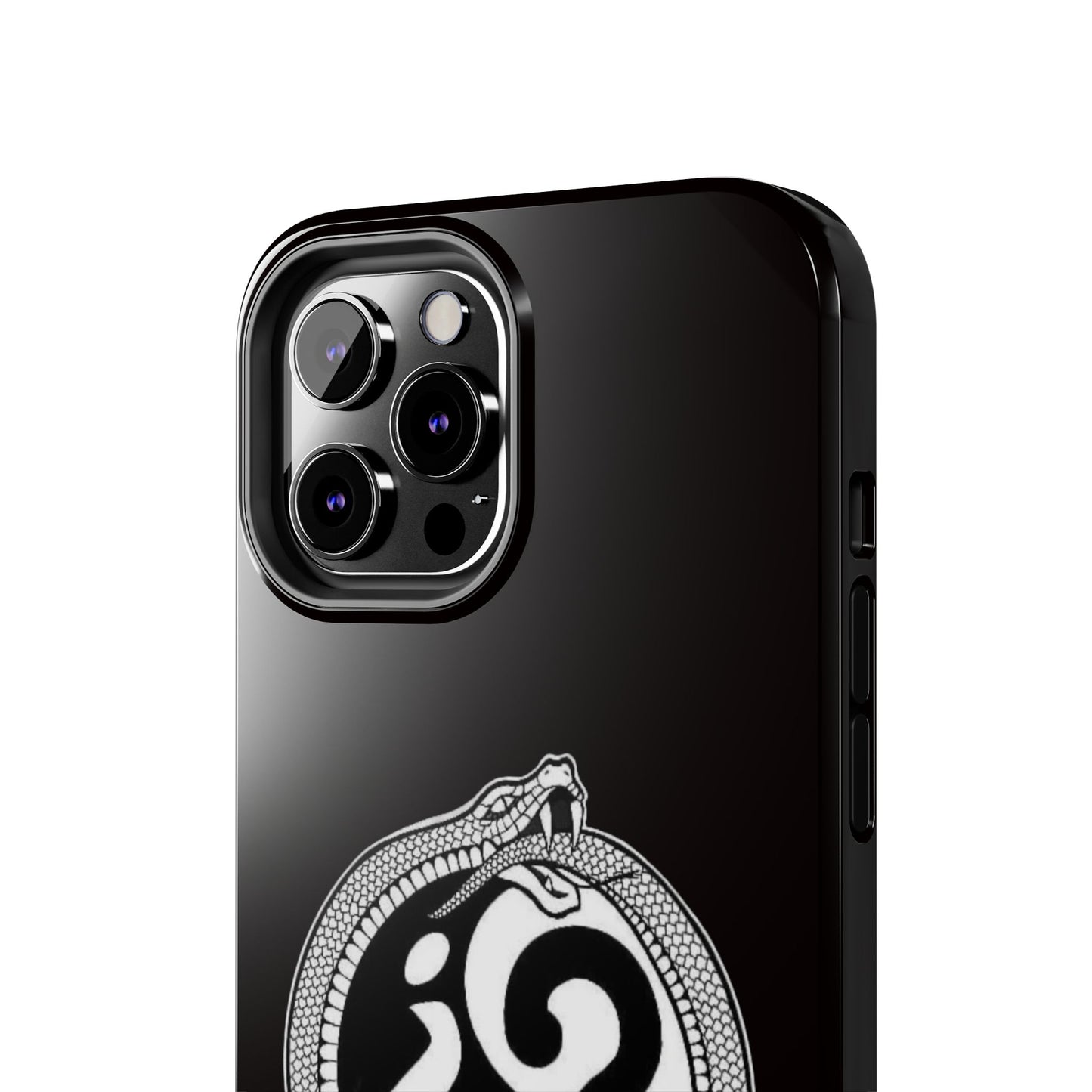 Circle Logo Iphone Case-Black