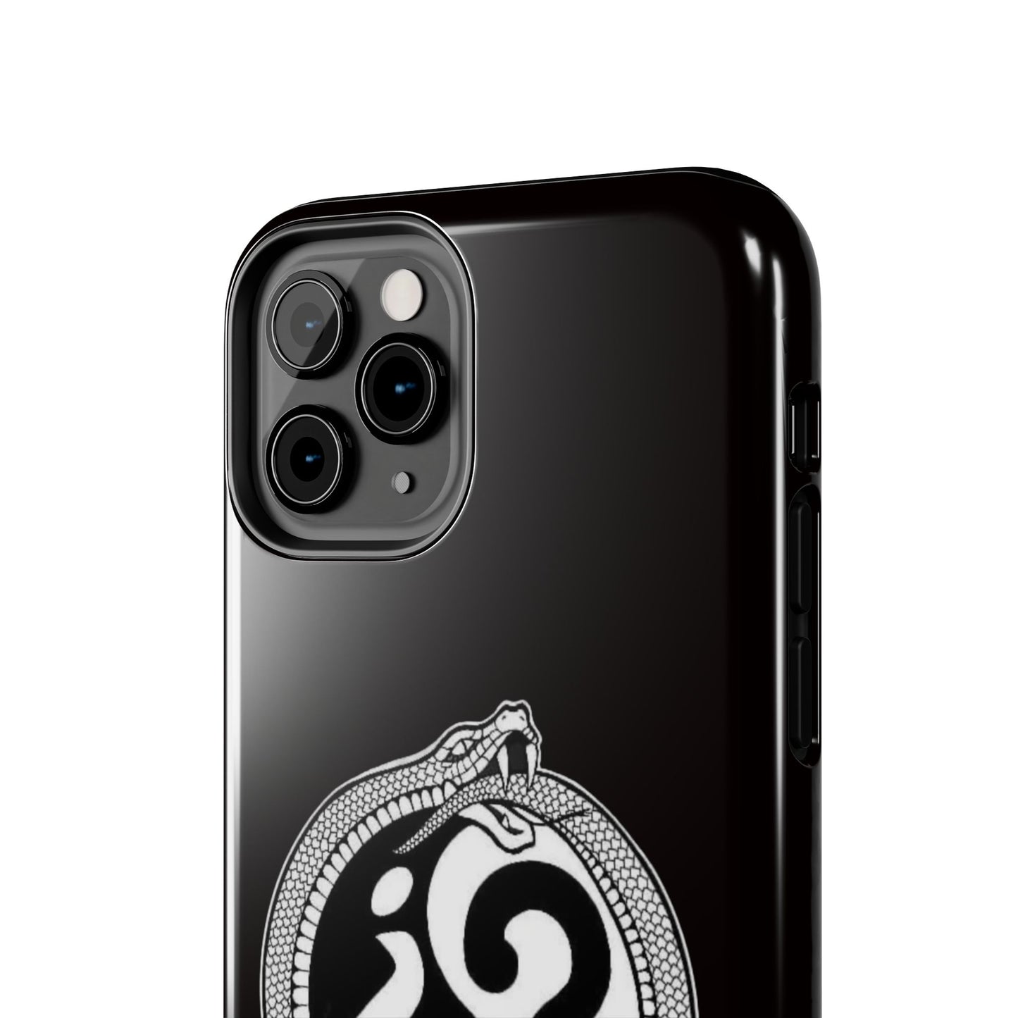 Circle Logo Iphone Case-Black
