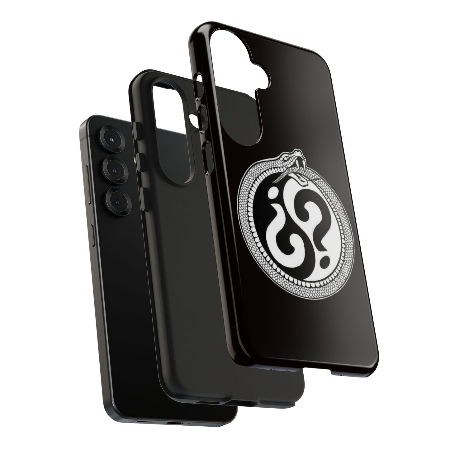 Circle Logo Iphone Case-Black