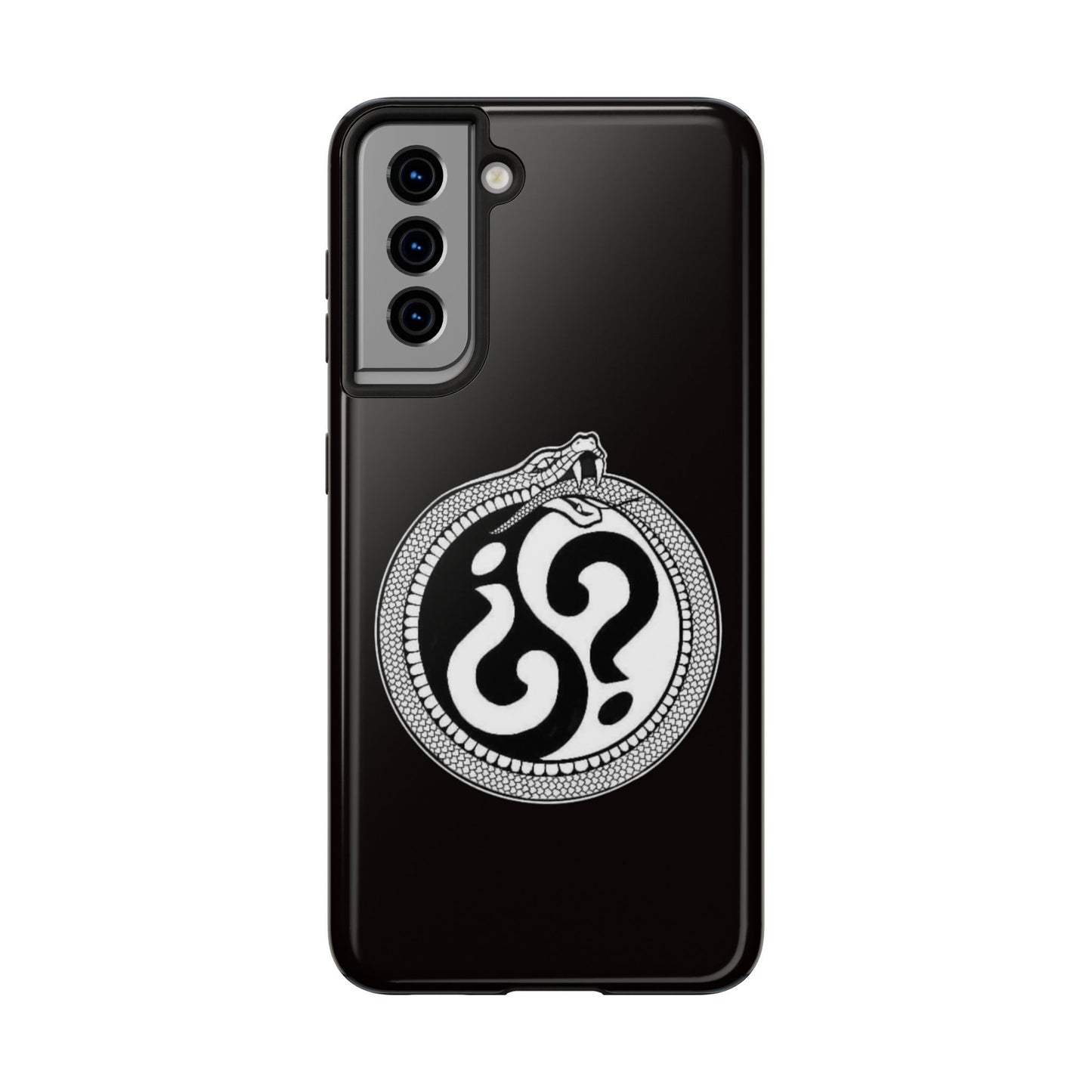 Circle Logo Iphone Case-Black