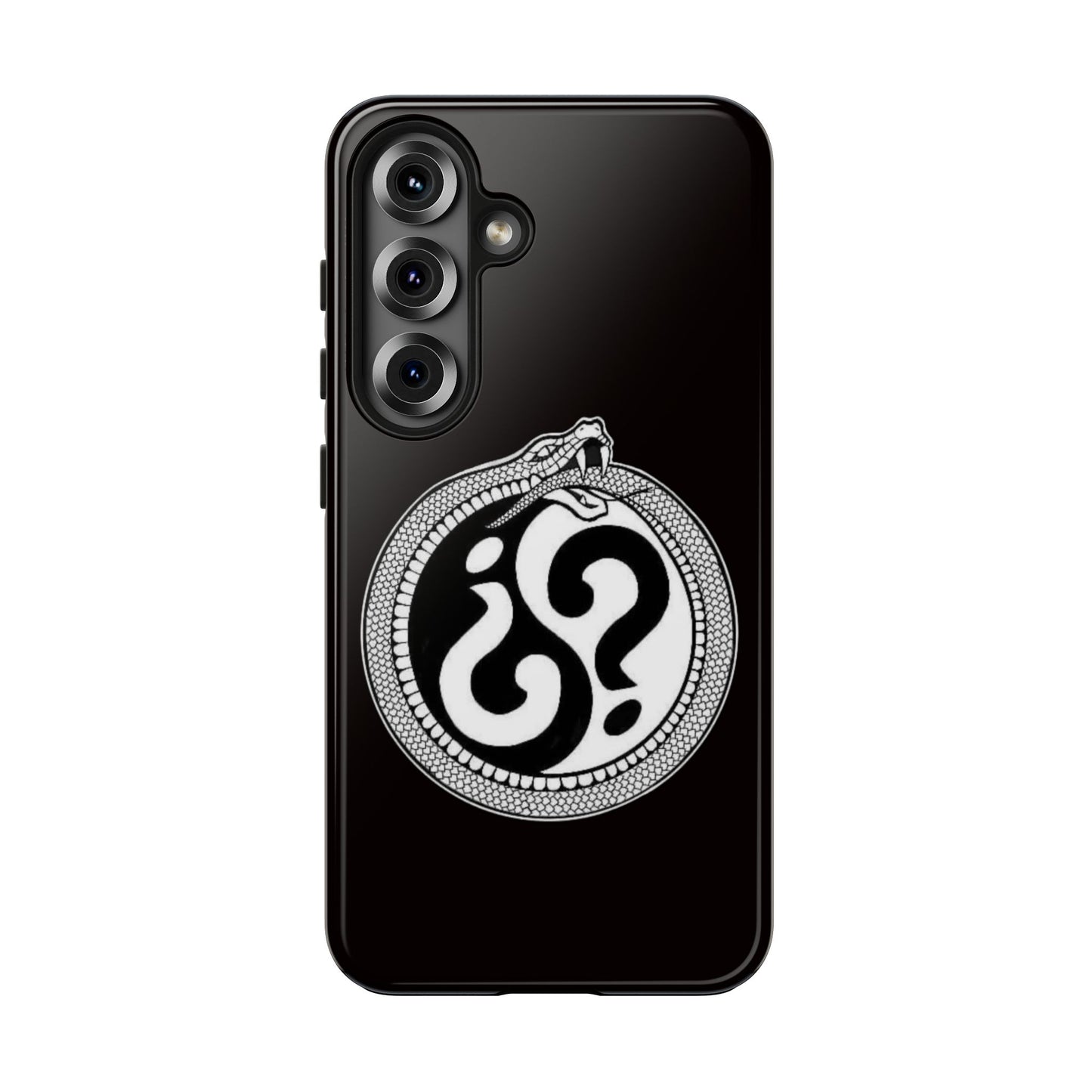 Circle Logo Iphone Case-Black