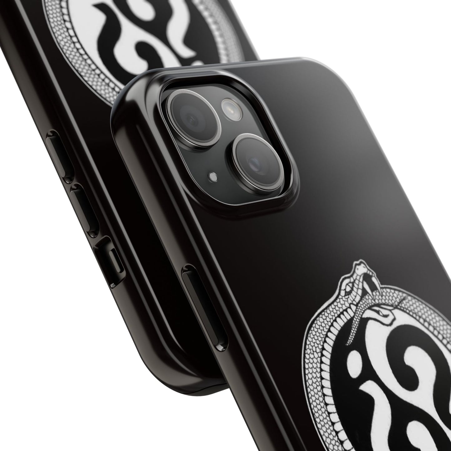 Circle Logo Iphone Case-Black