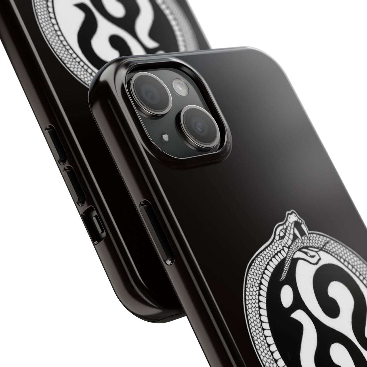 Circle Logo Iphone Case-Black