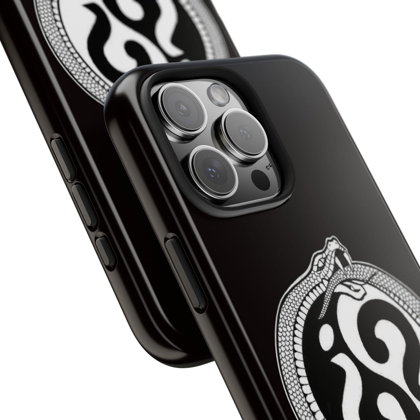 Circle Logo Iphone Case-Black