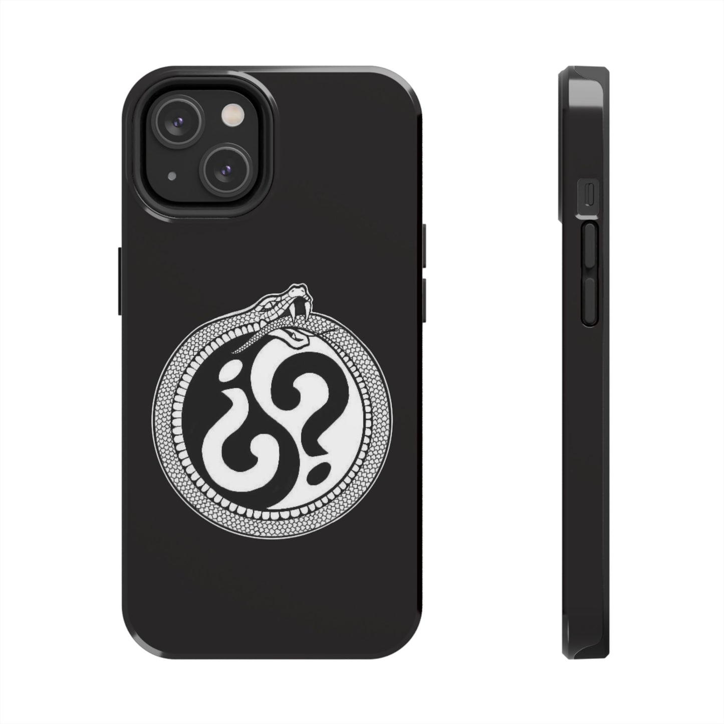 Circle Logo Iphone Case-Black