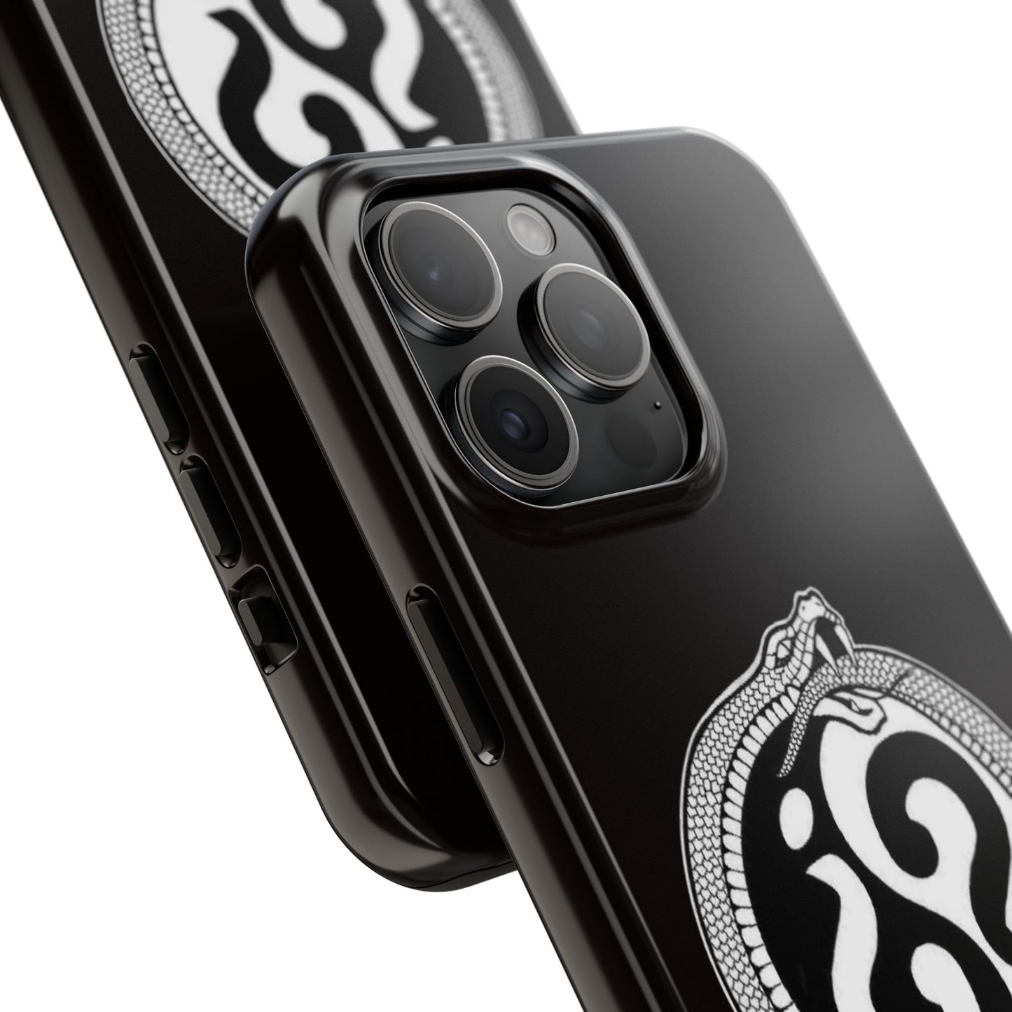 Circle Logo Iphone Case-Black
