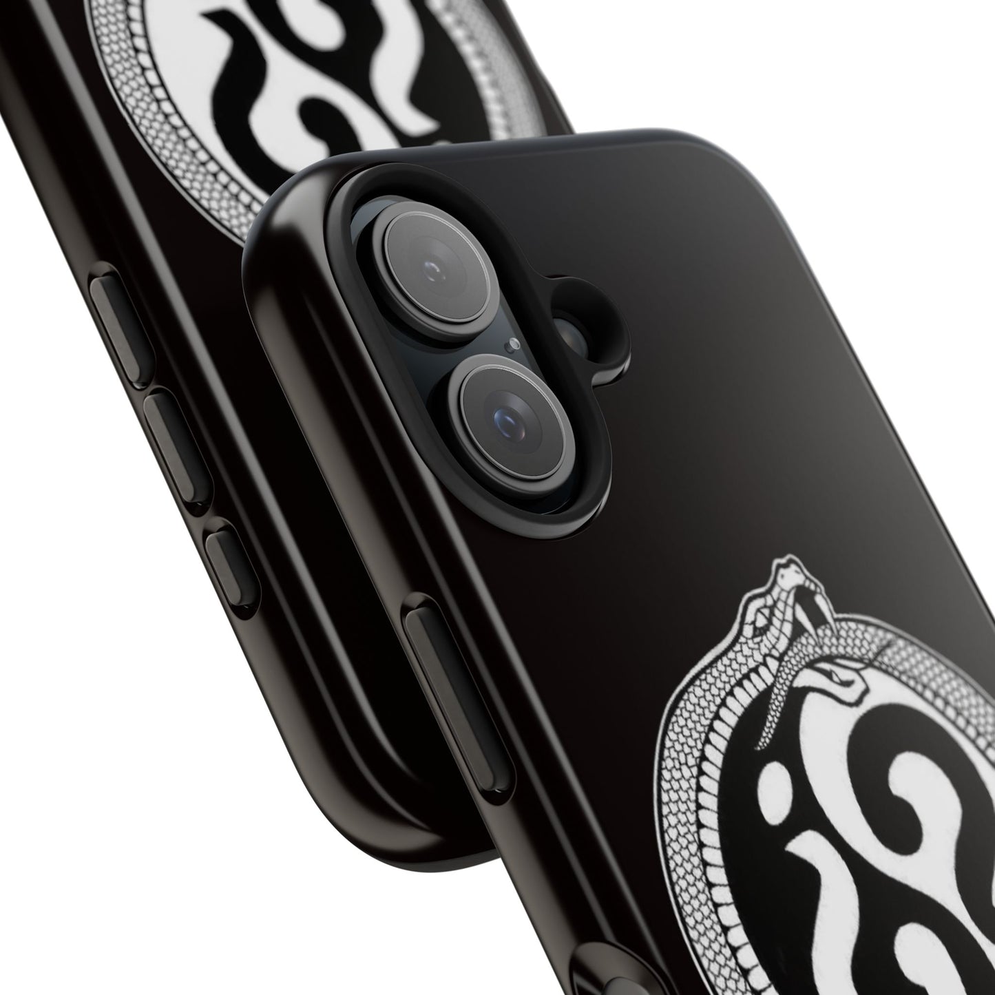 Circle Logo Iphone Case-Black