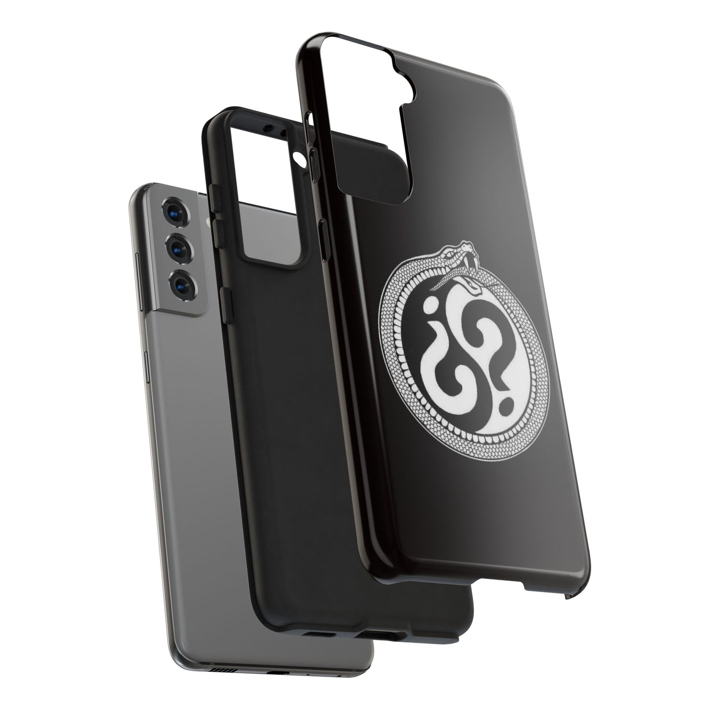 Circle Logo Iphone Case-Black