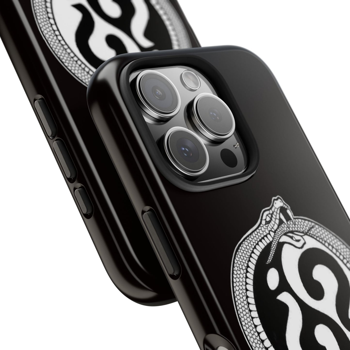 Circle Logo Iphone Case-Black
