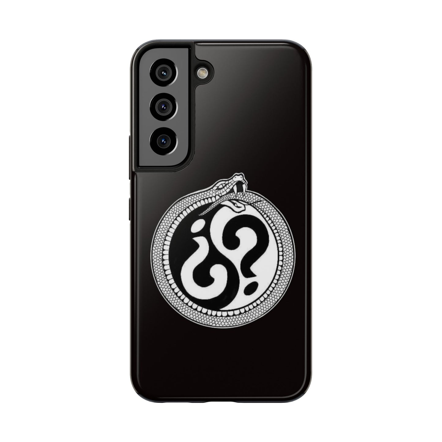 Circle Logo Iphone Case-Black
