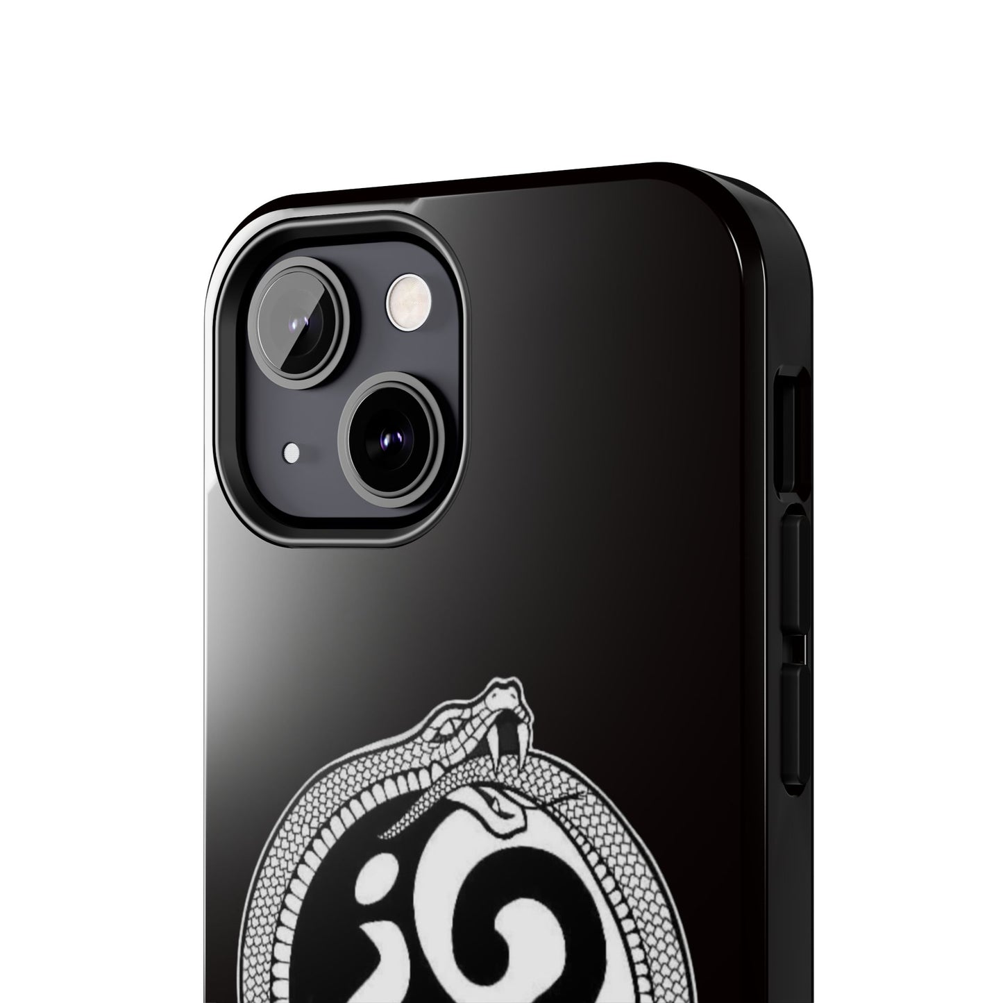Circle Logo Iphone Case-Black