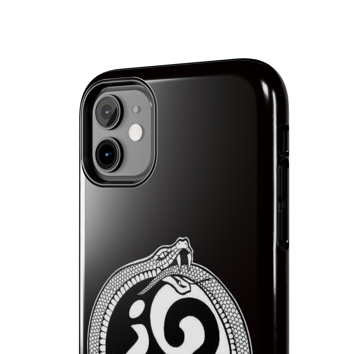 Circle Logo Iphone Case-Black