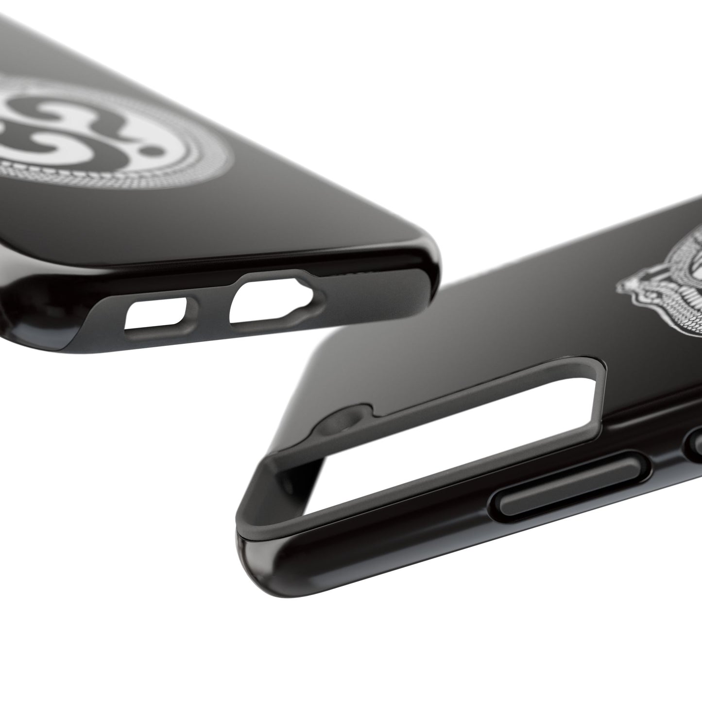 Circle Logo Iphone Case-Black