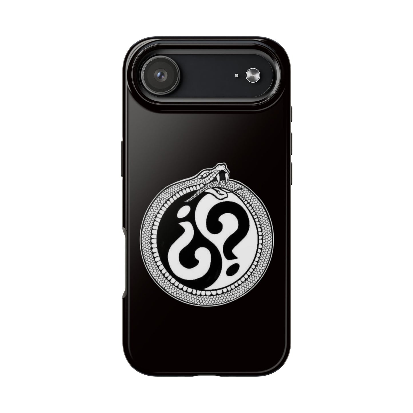 Circle Logo Iphone Case-Black