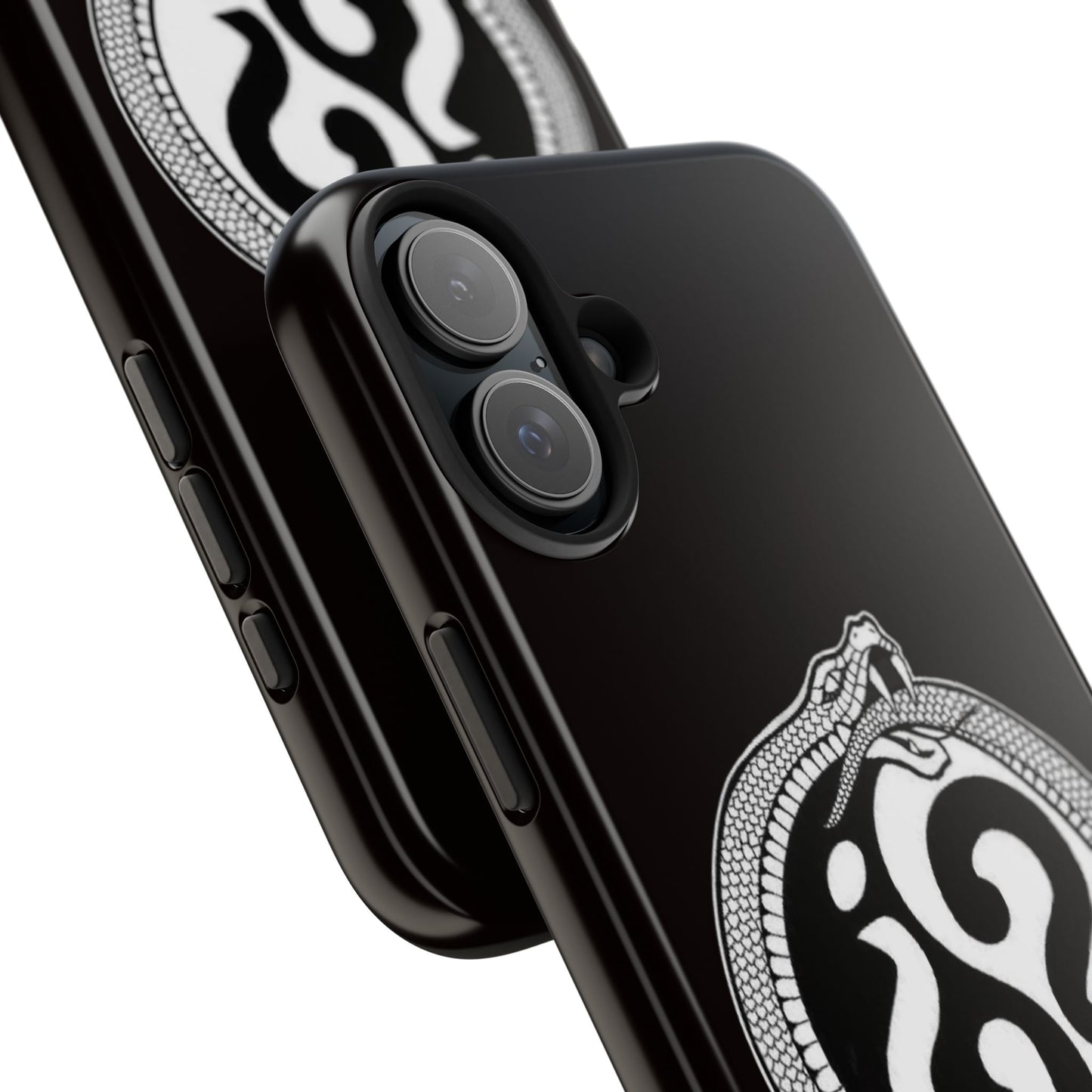 Circle Logo Iphone Case-Black