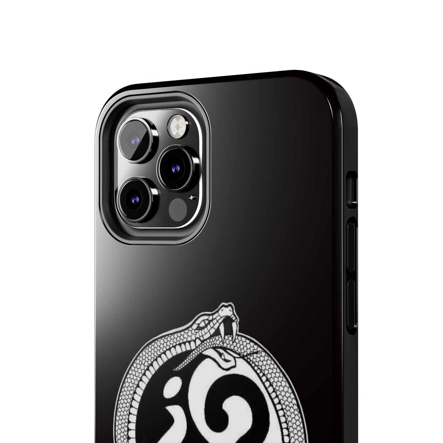 Circle Logo Iphone Case-Black