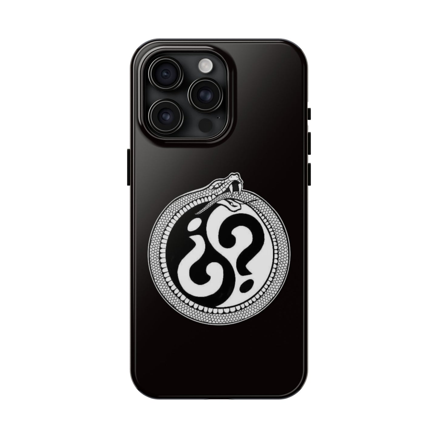 Circle Logo Iphone Case-Black