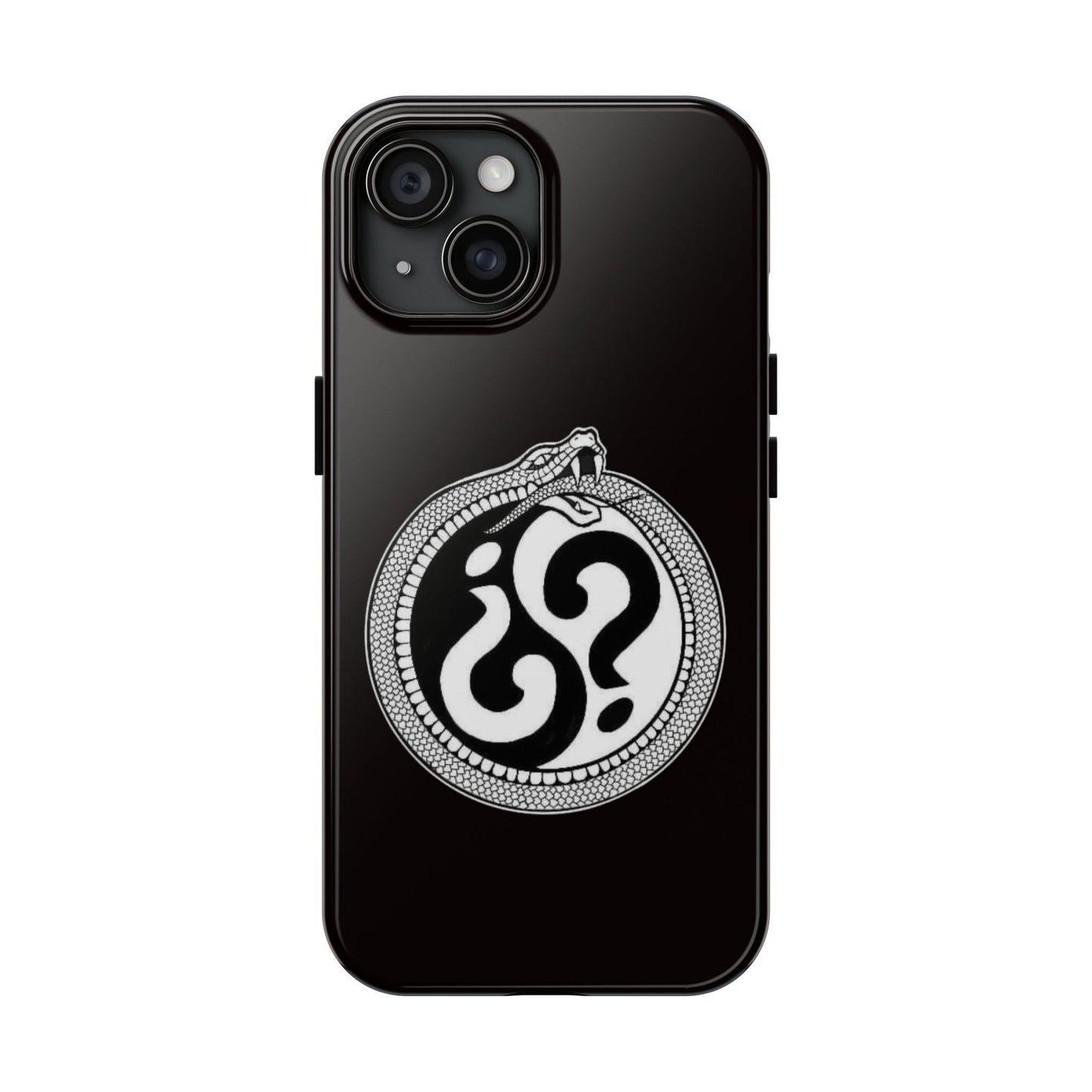 Circle Logo Iphone Case-Black