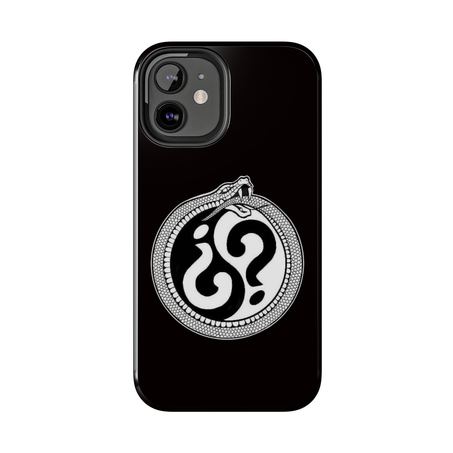 Circle Logo Iphone Case-Black