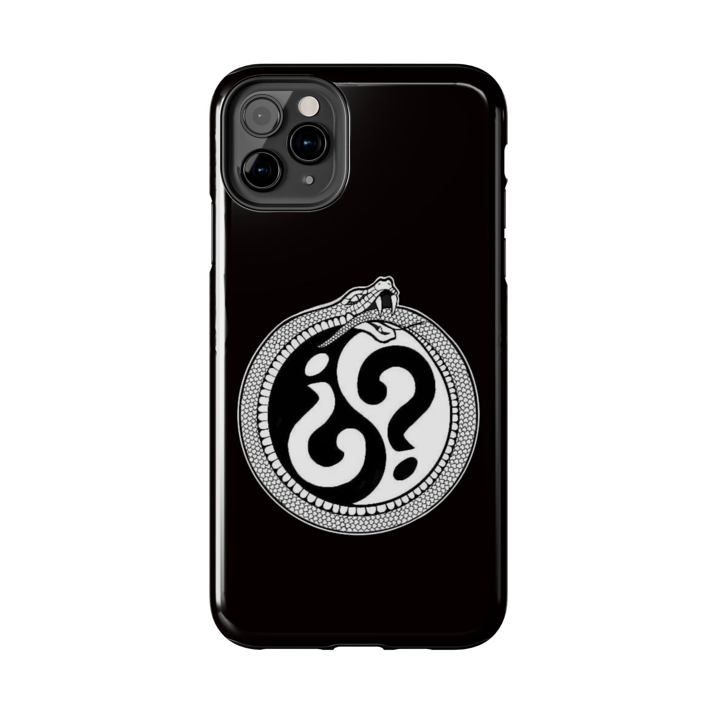 Circle Logo Iphone Case-Black